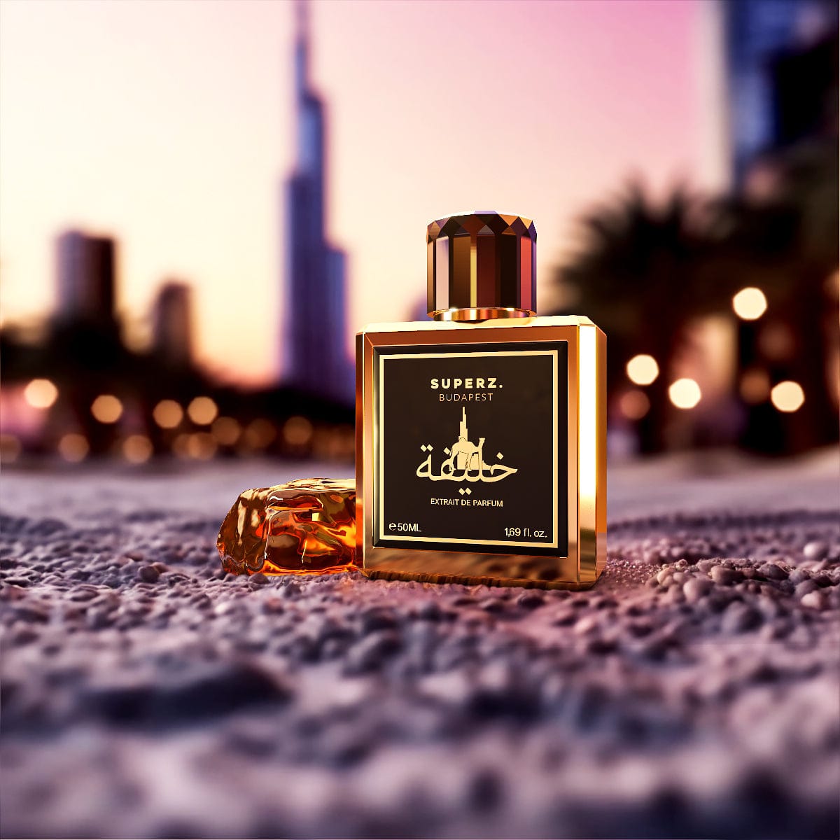Khalifa, una fragranza lussuosa ispirata a Dubai.