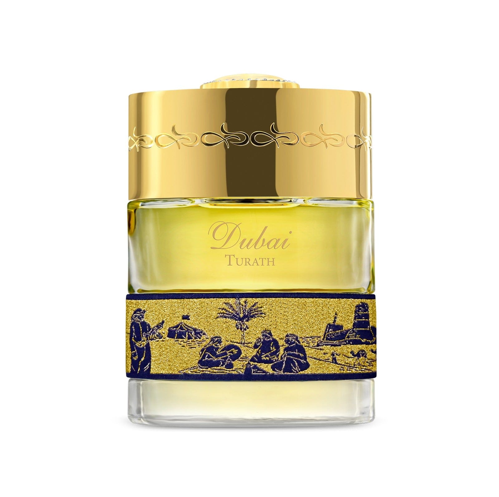 "Turath di The Spirit of Dubai – profumo orientale speziato e legnoso che celebra la cultura e la tradizione degli Emirati, con oud, spezie rare, ambra e legni pregiati."