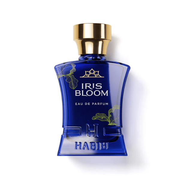 Iris bloom, fiori d'arancio e iris si fondono con ribes nero e mandarino