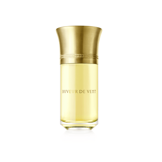 Profumo LIQUIDES IMAGINAIRES BUVEUR DE VENT 100 ml – fragranza unisex con note aromatiche, legnose e cuoiate, ispirata alla libertà del vento.